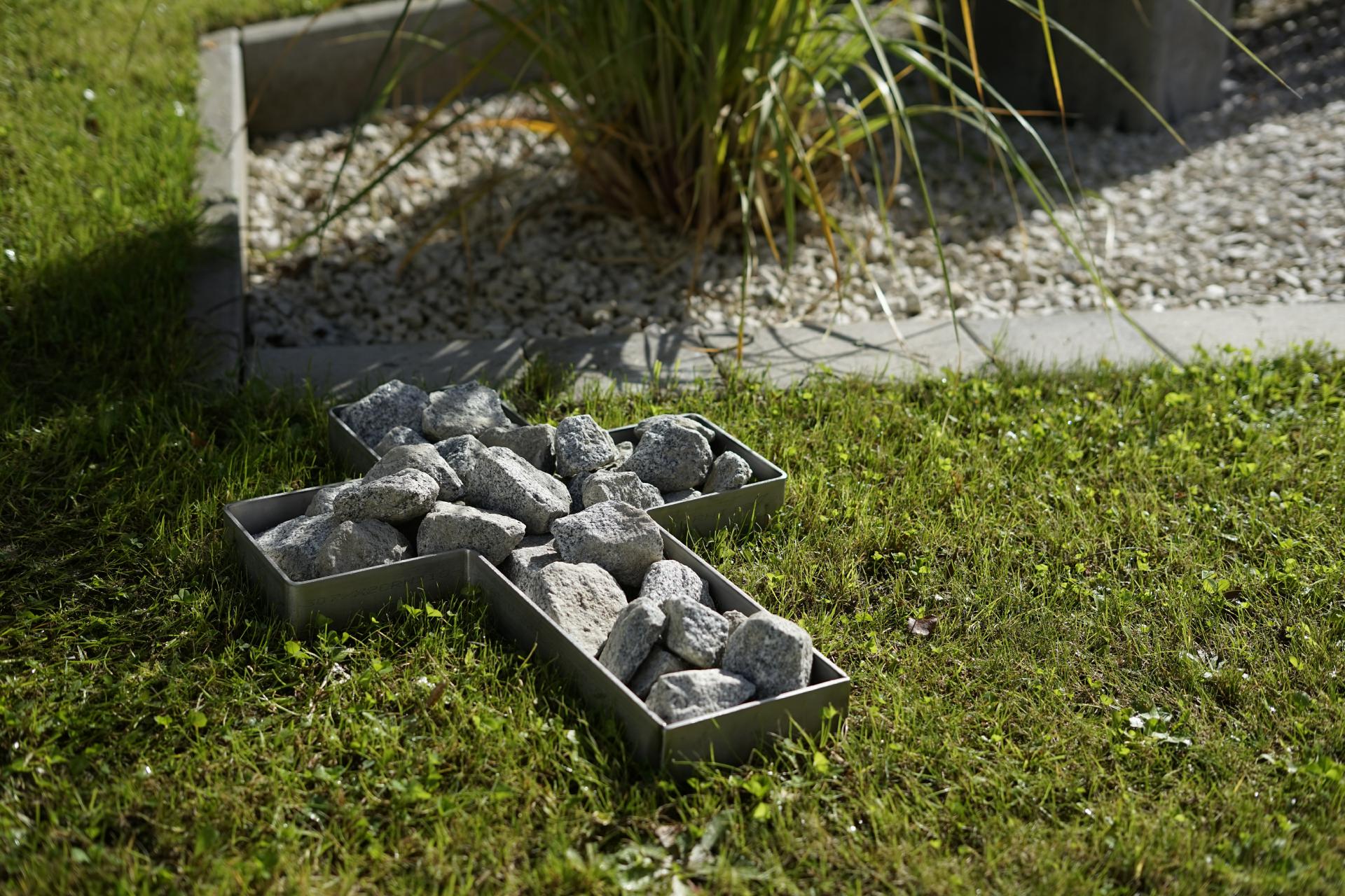 Kreuz Edelstahl Grabkreuz Beeteinfassung Garten Designblech Beet Grabschmuck Grabeinfassung