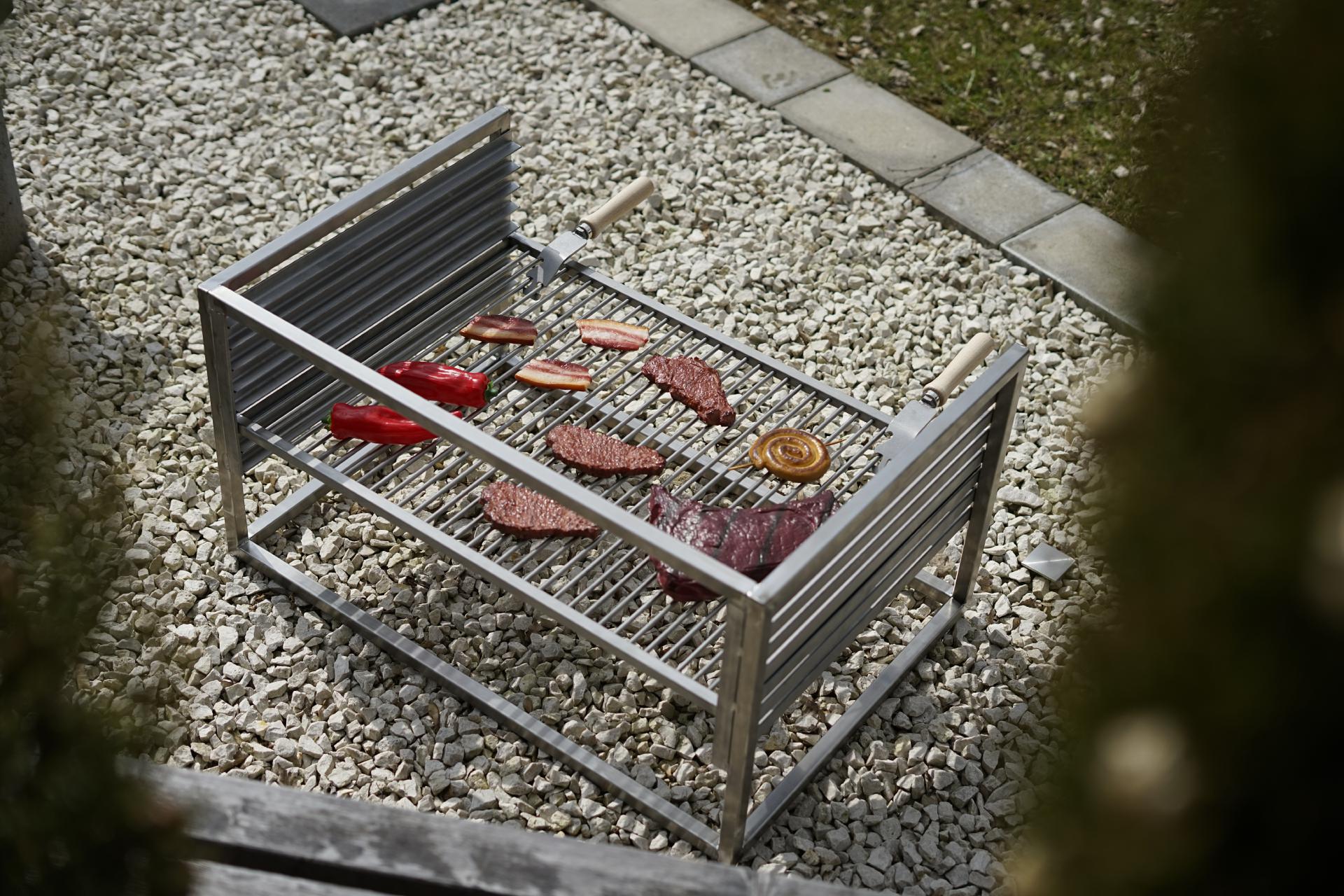 Grillgestell - Einschub Maßanfertigung Edelstahl nach Maß