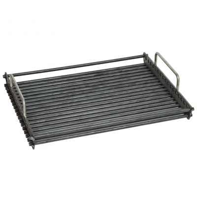Kaminrost Aus Gusseisen – 26x21 Cm, Schwer & Hitzebeständig, Für Ofen & Grill, Made In EU