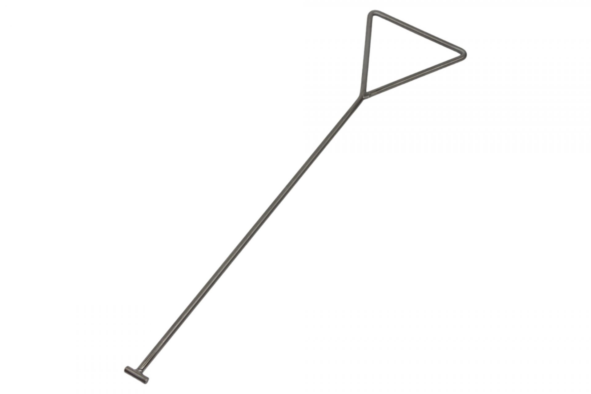 Kanaldeckelheber Aus Stahl – 10 Mm Durchmesser, Längen 30–50 Cm, Ergonomischer Griff, Rutschfest, Für Schachtdeckel